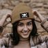 Damen Beanie Wintermütze Patch Totenkopf Skull Aufdruck Print Strickmütze Fashion Streetstyle Frauen Neverless®preview