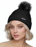 Damen Bommelmütze mit Fleecefutter Pudelmütze Strickbeanie Strickmütze Wintermütze Neverless®preview