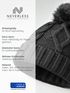 Damen Bommelmütze mit Fleecefutter Pudelmütze Strickbeanie Strickmütze Wintermütze Neverless®preview