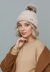 Damen Bommelmütze mit Fleecefutter Pudelmütze Strickbeanie Strickmütze Wintermütze Neverless®preview