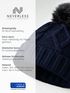 Damen Bommelmütze mit Fleecefutter Pudelmütze Strickbeanie Strickmütze Wintermütze Neverless®preview