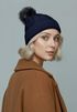 Damen Bommelmütze mit Fleecefutter Pudelmütze Strickbeanie Strickmütze Wintermütze Neverless®preview