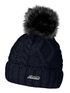 Damen Bommelmütze mit Fleecefutter Pudelmütze Strickbeanie Strickmütze Wintermütze Neverless®preview