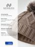 Damen Bommelmütze mit Fleecefutter Pudelmütze Strickbeanie Strickmütze Wintermütze Neverless®preview