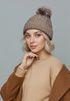 Damen Bommelmütze mit Fleecefutter Pudelmütze Strickbeanie Strickmütze Wintermütze Neverless®preview