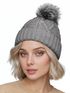 Damen Bommelmütze mit Fleecefutter Pudelmütze Strickbeanie Strickmütze Wintermütze Neverless®preview