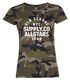 Damen Camo-Shirt Bedruckt Schriftzug Oldschool NYC New York City Allstars Tarnmuster Neverless®preview