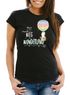 Damen Einhorn T-Shirt Unicorn Platz da ich such den Weg ins Wunderland Spruch Slim Fit Moonworks®preview