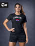 Damen Fan-Shirt Kroatien Croatia Hrvatska WM Fußball-Sommer 2026 Fußball Weltmeisterschaft Moonworks®preview