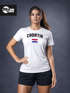 Damen Fan-Shirt Kroatien Croatia Hrvatska WM Fußball-Sommer 2026 Fußball Weltmeisterschaft Moonworks®preview