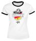 Damen Fan-Shirt WM-Shirt Badge Germany Deutschland Flagge Fußball Weltmeisterschaft 2018 Retro Fan-Trikot Moonworks®preview