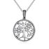 Damen Halskette Lebensbaum Anhänger Tree of Life 925 Sterling Silber Zirkonia Kristalle Autiga®preview