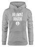 Damen Kapuzen-Pullover Heimat-Hafen Anker Hoodie Moonworks®preview