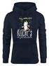 Damen Kapuzen-Pullover Hoodie Einhorn auf Schaukel Mir reicht`s ich geh schaukeln Spruch Moonworks®preview