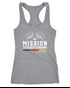 Damen Racerback Tank-Top WM-Shirt Mission Titelverteidigung Fäuste Fußball Weltmeisterschaft 2018 Fan-Shirt Deutschland Moonworks®preview