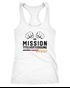 Damen Racerback Tank-Top WM-Shirt Mission Titelverteidigung Fäuste Fußball Weltmeisterschaft 2018 Fan-Shirt Deutschland Moonworks®preview