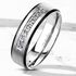 Damen Ring Edelstahl Zirkonia Kristalle Farbrand Herren Bandring Autiga®preview