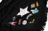 Damen Schal Fransen Patches XXL Winterschal Deckenschal quadratisch Neverless®preview