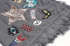 Damen Schal Fransen Patches XXL Winterschal Deckenschal quadratisch Neverless®preview