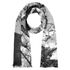 Damen Schal lang Winterschal Blumen Blümchen Fransen Scarf Autiga®preview