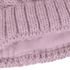 Damen Strick-Mütze Fell-Bommel Kunstfell Bommelmütze Fleece-Futter Herz-Strickmuster Umschlag Neverless®preview