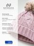 Damen Strick-Mütze Merino Wollmütze Bommelmütze Wintermütze mit Umschlag Pudelmütze Strickbeanie Neverless®preview