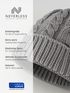 Damen Strick-Mütze Merino Wollmütze ohne Bommel ungefüttert Wintermütze mit Umschlag Strickbeanie Neverless®preview
