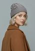 Damen Strick-Mütze Merino Wollmütze ohne Bommel ungefüttert Wintermütze mit Umschlag Strickbeanie Neverless®preview
