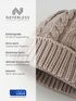 Damen Strick-Mütze Merino Wollmütze ohne Bommel ungefüttert Wintermütze mit Umschlag Strickbeanie Neverless®preview