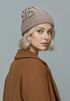 Damen Strick-Mütze Merino Wollmütze ohne Bommel ungefüttert Wintermütze mit Umschlag Strickbeanie Neverless®preview