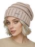 Damen Strickbeanie Slouchy Strickmütze ohne Bommel Wintermütze mitUmschlag ungefüttert Grobstrick Neverless®preview