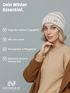 Damen Strickbeanie Slouchy Strickmütze ohne Bommel Wintermütze mitUmschlag ungefüttert Grobstrick Neverless®preview