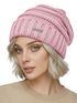 Damen Strickbeanie Slouchy Strickmütze ohne Bommel Wintermütze mitUmschlag ungefüttert Grobstrick Neverless®preview