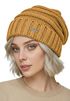 Damen Strickbeanie Slouchy Strickmütze ohne Bommel Wintermütze mitUmschlag ungefüttert Grobstrick Neverless®preview