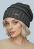 Damen Strickbeanie Slouchy Strickmütze ohne Bommel Wintermütze mitUmschlag ungefüttert Grobstrick Neverless®preview