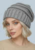 Damen Strickbeanie Slouchy Strickmütze ohne Bommel Wintermütze mitUmschlag ungefüttert Grobstrick Neverless®preview