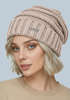 Damen Strickbeanie Slouchy Strickmütze ohne Bommel Wintermütze mitUmschlag ungefüttert Grobstrick Neverless®preview