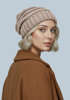 Damen Strickbeanie Slouchy Strickmütze ohne Bommel Wintermütze mitUmschlag ungefüttert Grobstrick Neverless®preview