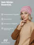 Damen Strickbeanie Slouchy Strickmütze ohne Bommel Wintermütze mitUmschlag ungefüttert Grobstrick Neverless®preview