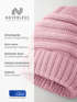 Damen Strickbeanie Slouchy Strickmütze ohne Bommel Wintermütze mitUmschlag ungefüttert Grobstrick Neverless®preview