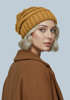 Damen Strickbeanie Slouchy Strickmütze ohne Bommel Wintermütze mitUmschlag ungefüttert Grobstrick Neverless®preview