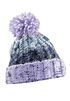 Damen Strickmütze Grobstrick Bunt Gemustert Fleecefutter Wintermütze Pudelmütze Strickbommel Neverless®preview