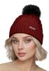 Damen Strickmütze mit Bommel Grobstrick Pudelmütze mit Fellbommel Fake Fur Wintermütze Neverless®preview