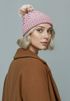 Damen Strickmütze mit Bommel Grobstrick Pudelmütze mit Fellbommel Fake Fur Wintermütze Neverless®preview