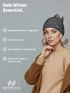 Damen Strickmütze mit Fleecefutter Pudelmütze Wintermütze Warm & Gefüttert mit Bommel Model 1975 Neverless®preview