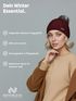 Damen Strickmütze mit Fleecefutter Pudelmütze Wintermütze Warm & Gefüttert mit Bommel Model 1975 Neverless®preview
