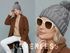 Damen Strickmütze mit Fleecefutter und Kunstfell Bommel Zopfmuster Grobstrick Wintermütze Bommelmütze Model 2207 Neverless®preview