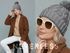 Damen Strickmütze mit Fleecefutter und Kunstfell Bommel Zopfmuster Grobstrick Wintermütze Bommelmütze Neverless®preview