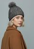 Damen Strickmütze mit Pompom Zopfstrickmuster Bommelmütze gefüttert mit Fleece Wintermütze Model 1979 Neverless®preview
