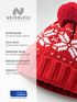 Damen Strickmütze Norweger Strickmuster Pudelmütze Wintermütze mit Strickbommel  Neverless®preview